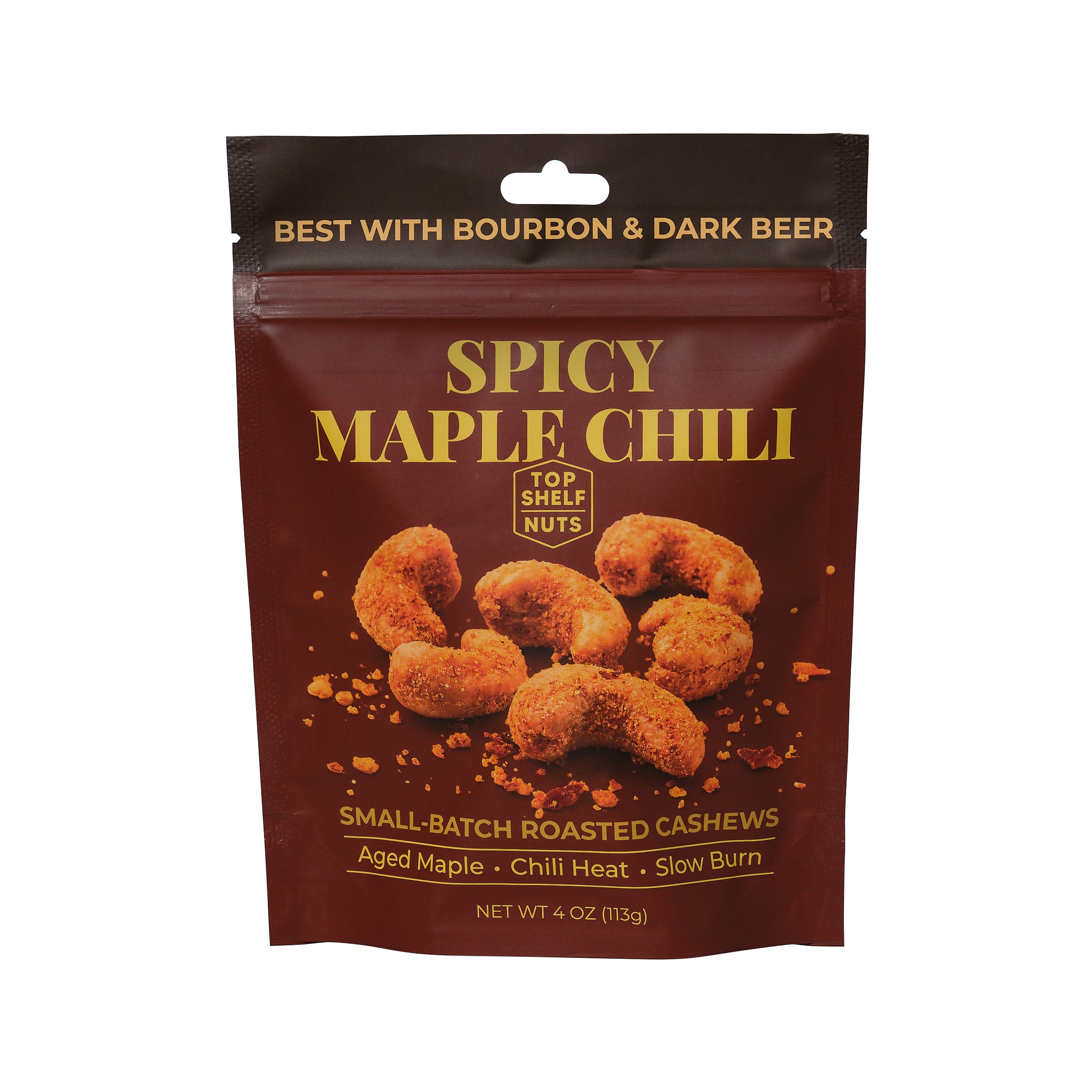 Spicy Maple Chili Cashews
