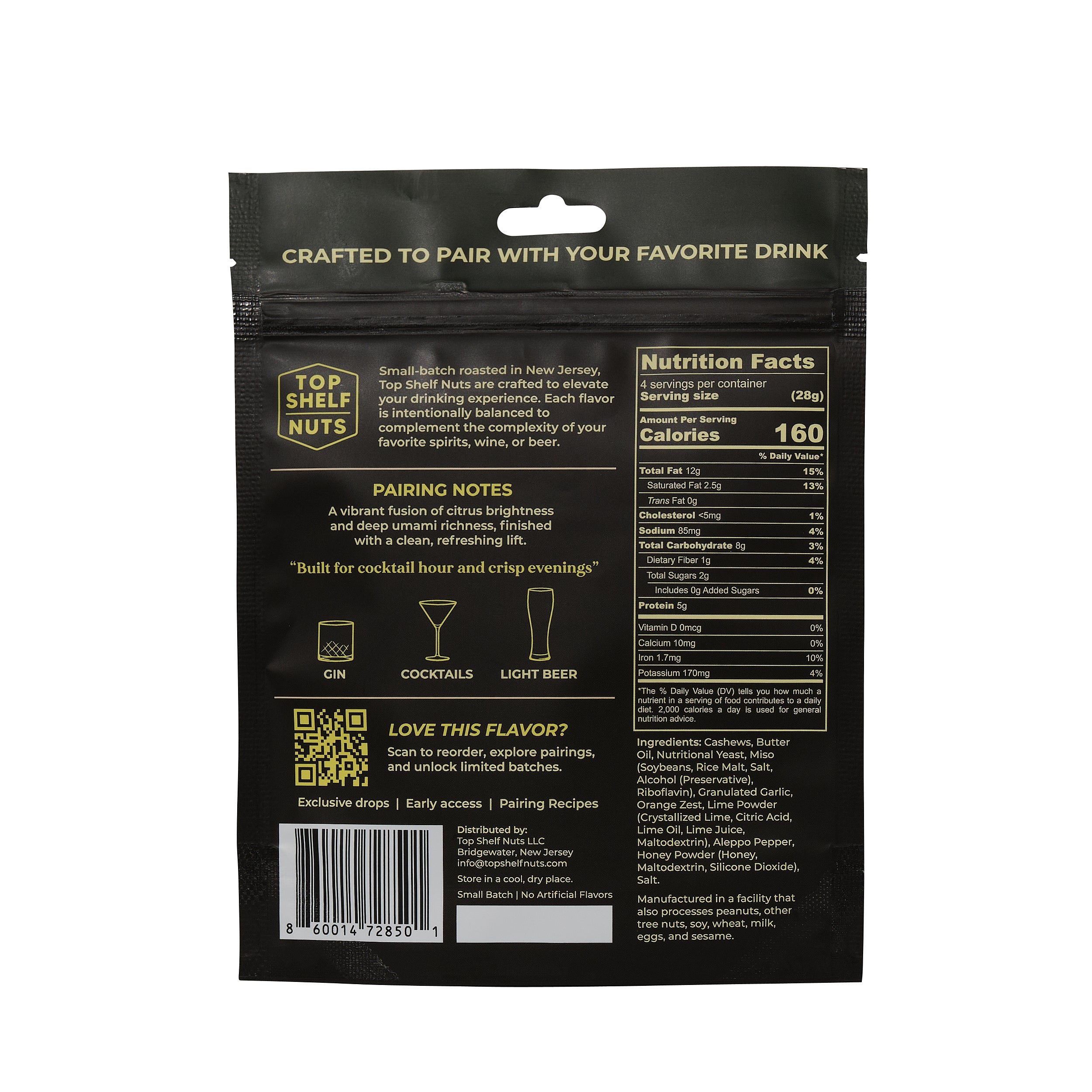 Umami Citrus Zing Cashews