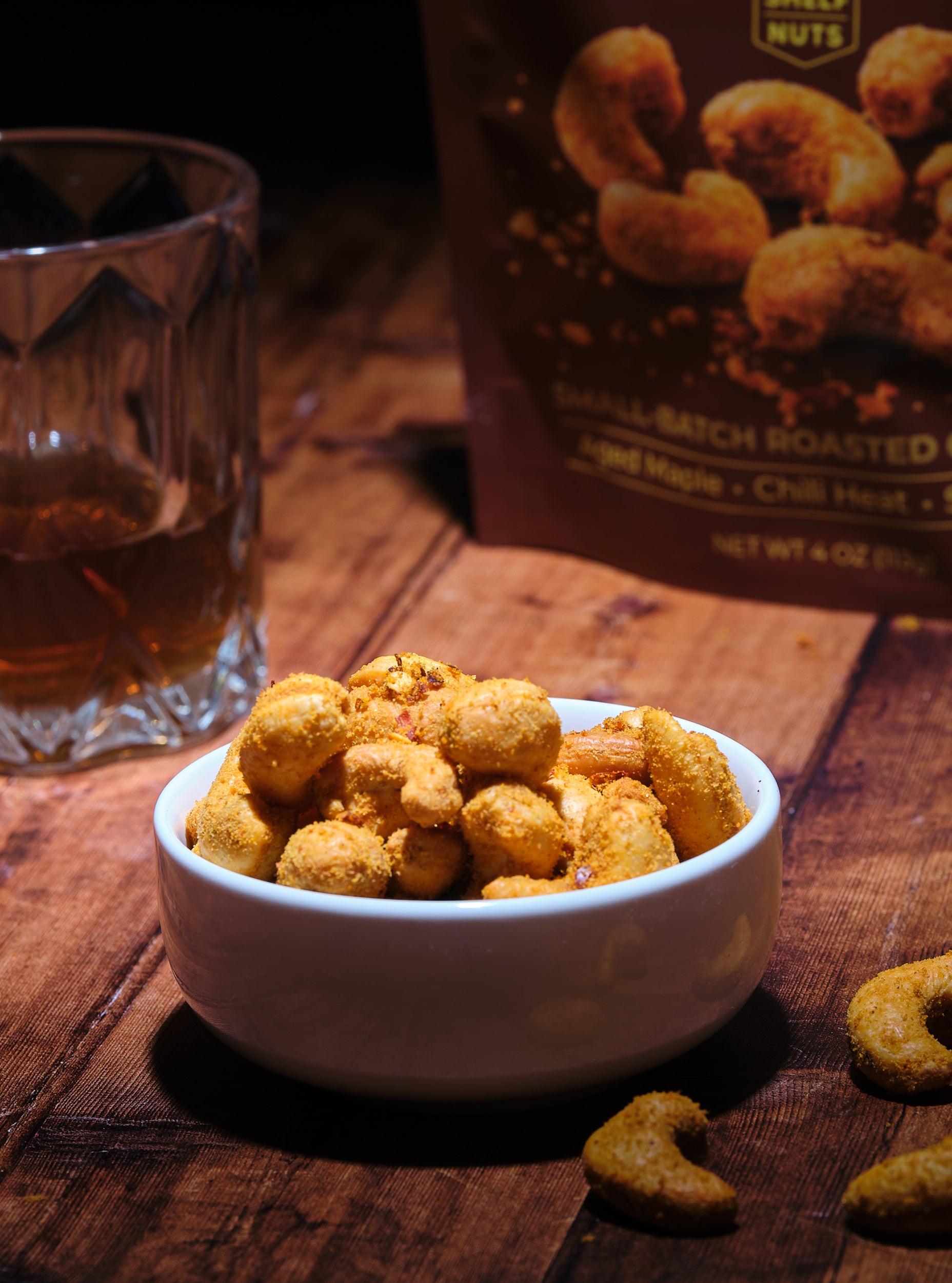Spicy Maple Chili Cashews